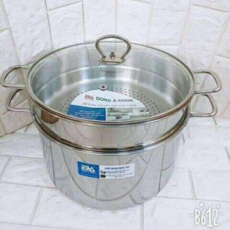 Nồi hấp xửng hấp 2 tầng inox của Đông á cook