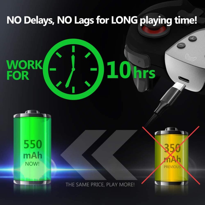 Tay cầm chơi game bluetooth không dây Nintendo Switch Pro mới