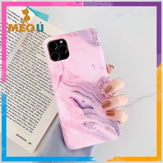Ốp iPhone Vân Đá Cẩm Thạch Hồng Ngọc iPhone 7Plus/8Plus/X/Xs Max/11/11 Pro Max - ốp iphone
