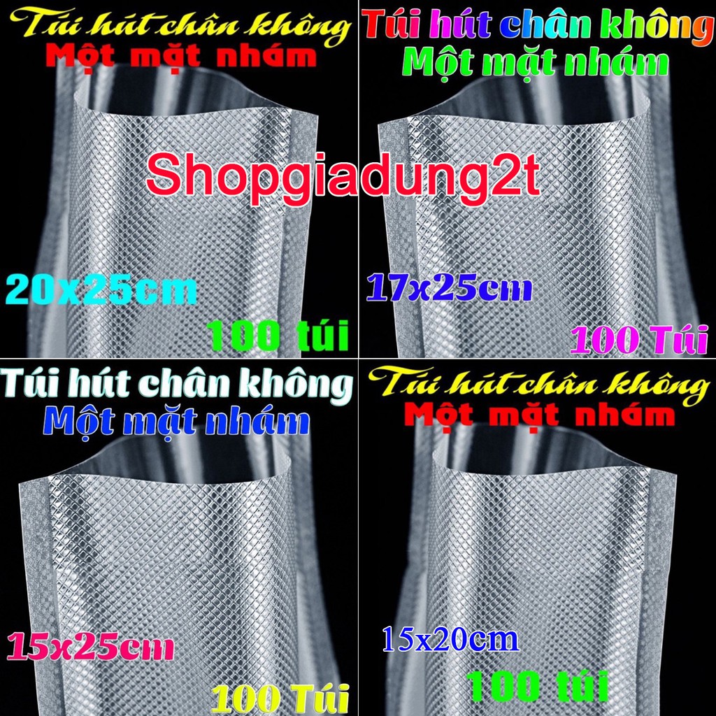  Túi Hút Chân Không Mặt Nhám Size Nhỏ [Set 100 Túi]