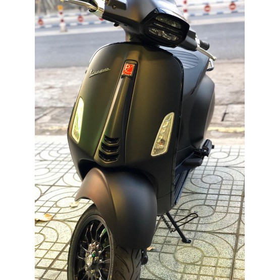 LOGO CHỮ P ĐỘ XE VESPA LOẠI DÀY