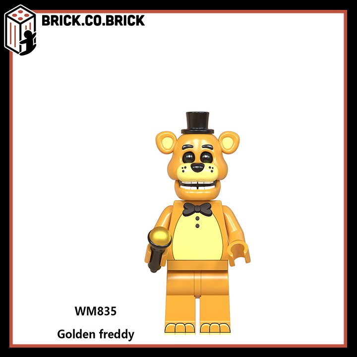 WM6074 - Đồ chơi lắp ráp minifigure nhân vật Freddy trong tựa game Five Nights At Freddy's