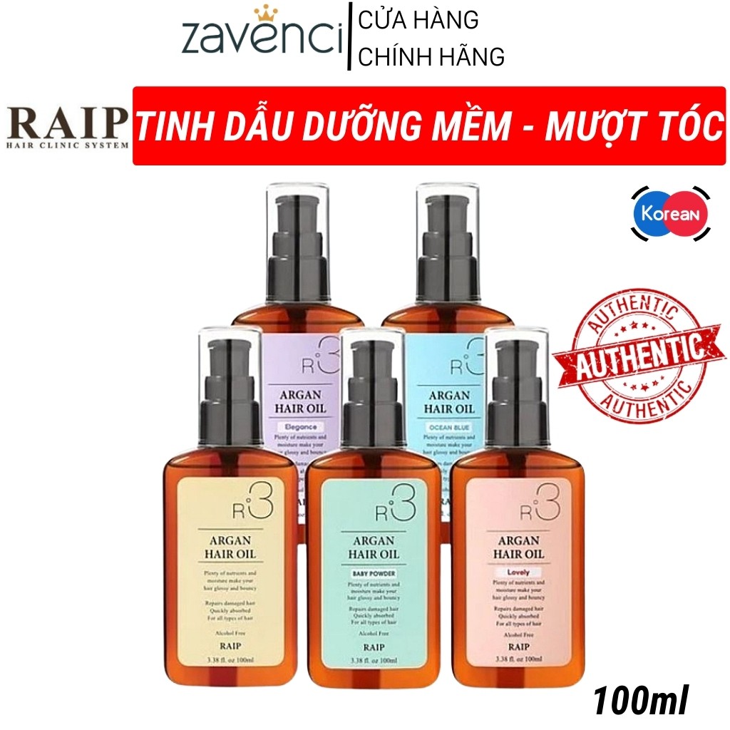 Dầu Dưỡng Tóc DDT123094 Tinh Dầu Dưỡng Tóc Raip R3 Argan Hair Oil (100ML) | BigBuy360 - bigbuy360.vn