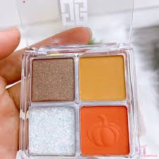 Bảng phấn mắt 4 ô Dikalu nhũ bắt sáng nội địa Trung chính hãng