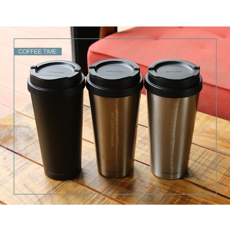 [Mã HLLOCK03 giảm 10% tối đa 100K đơn 300K] Ly Giữ Nhiệt Bằng Thép Không Gỉ Lock&Lock Clip Tumbler (540ml) Bạc LHC4151 | BigBuy360 - bigbuy360.vn