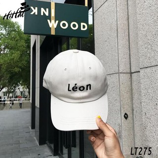 Mũ lưỡi trai thêu chữ Leon, mũ lưới trai phong cách đơn giản