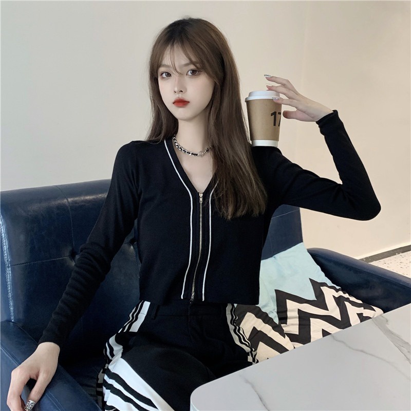 NRVP Áo Sweater Dài Tay Phong Cách Hàn Quốc Sành Điệu Dành Cho Nữ