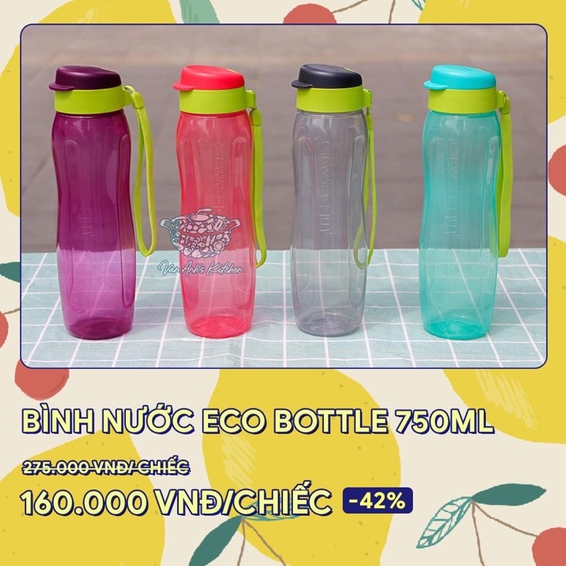 Bình nước eco bottle gen 2 750ml