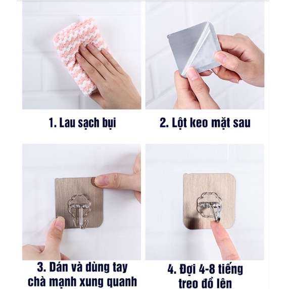 Combo 10 Miếng Dán Tường Treo Phích Cắm Đa Chức Năng 88092 KOREA STORE88