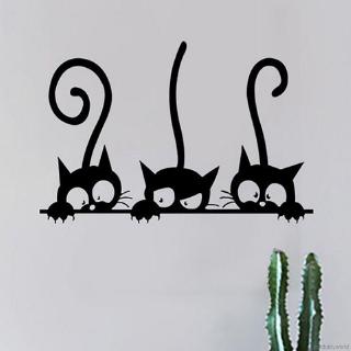 Decal Dán Tường Hình Mèo Dễ Thương