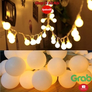 Dây đèn trang trí cherry ball bóng vàng ấm dùng đẹp led sử dụng giáng sinh, lễ, tết, phòng decor