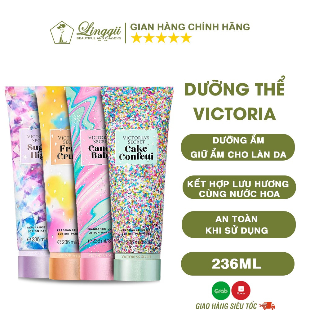 Dưỡng thể nước hoa Victoria's Secret lotion dưỡng mềm mịn lưu hương lan toả - LINGGII