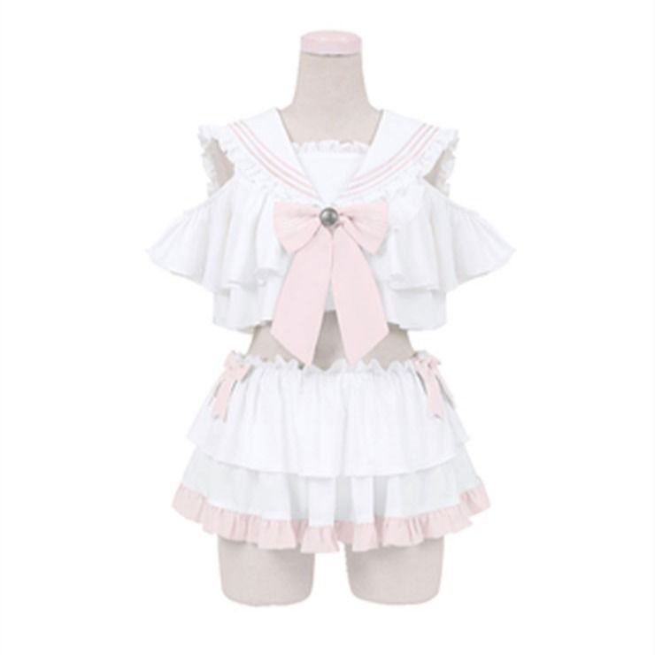 Bộ Đồ Bơi Cotton Cổ Thủy Thủ Dễ Thương Cho Nữ July 2 | BigBuy360 - bigbuy360.vn