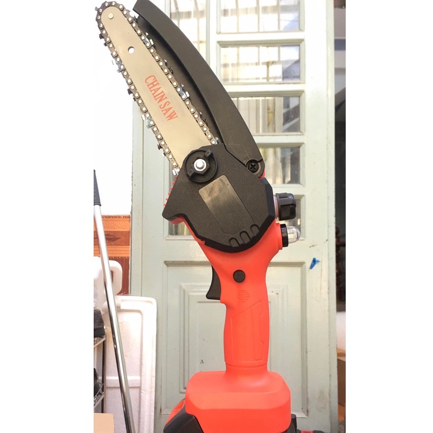 Máy cưa gỗ  máy cưa xích cầm tay, Cua cầm tay size lớn 6 dùng Pin