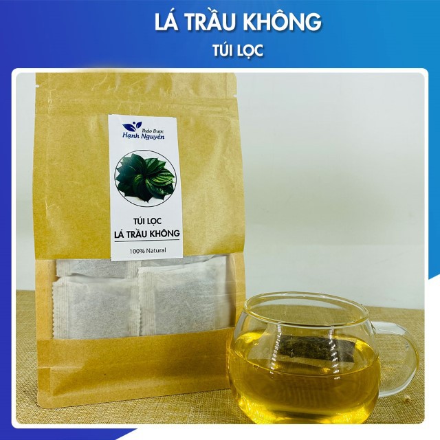 Trà trầu không túi lọc, 50 túi x 3g, xông vùng kín, ngừa nấm, thơm, sạch - Thảo dược hạnh nguyên