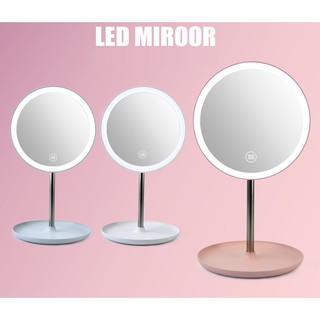 Gương trang điểm LED trang điểm và tích hợp đèn LED bo viền có thể sử dụng trong bóng tối