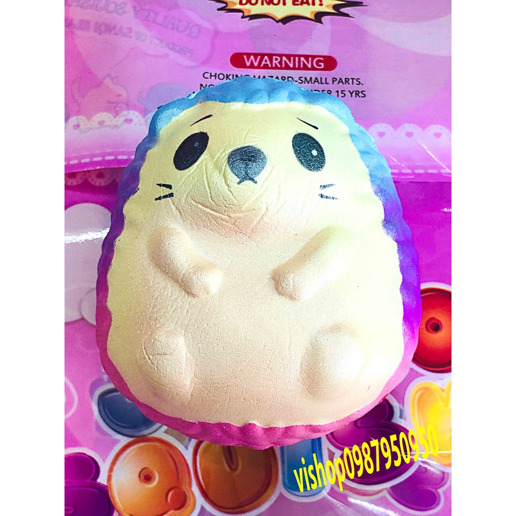 ĐỒ CHƠI SQUISHY CHUỘT NHÍM HAMSTER GALAXY TRÒN mã FUO70 Ađẹp (rẻ)