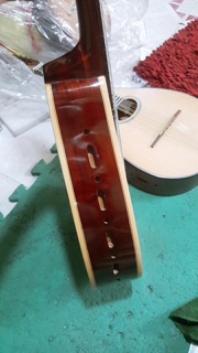 Đàn Mandolin gỗ hồng đào chỉ kè