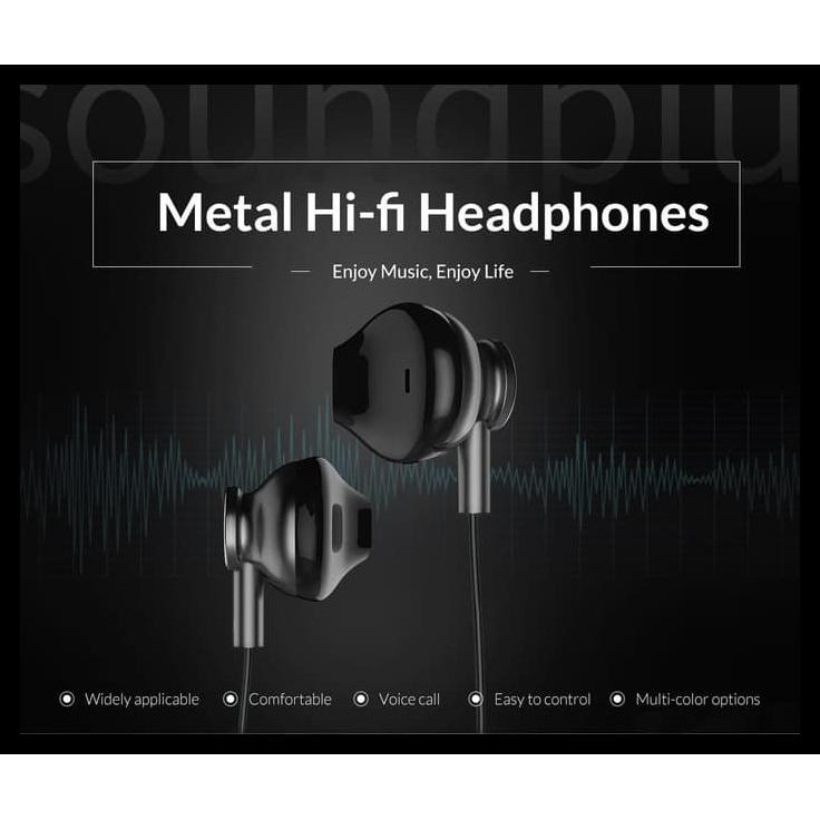 Tai Nghe Nhét Tai Orico Hi-fi Soundplus-rm3 Màu Xanh Lá Nhạt