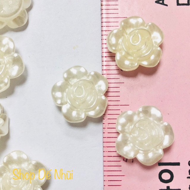 50/ 10 Bẹt Hoa Hồng 12mm; 20mm