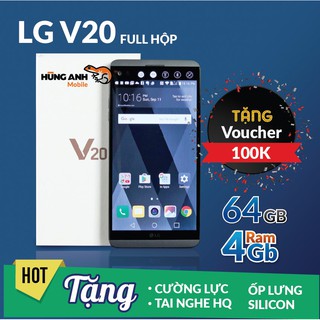 ĐIỆN THOẠI LG V20 64Gb, Xách tay Hàn Quốc. Full hộp. Tặng ốp, cường lực, tai nghe. Giá rẻ