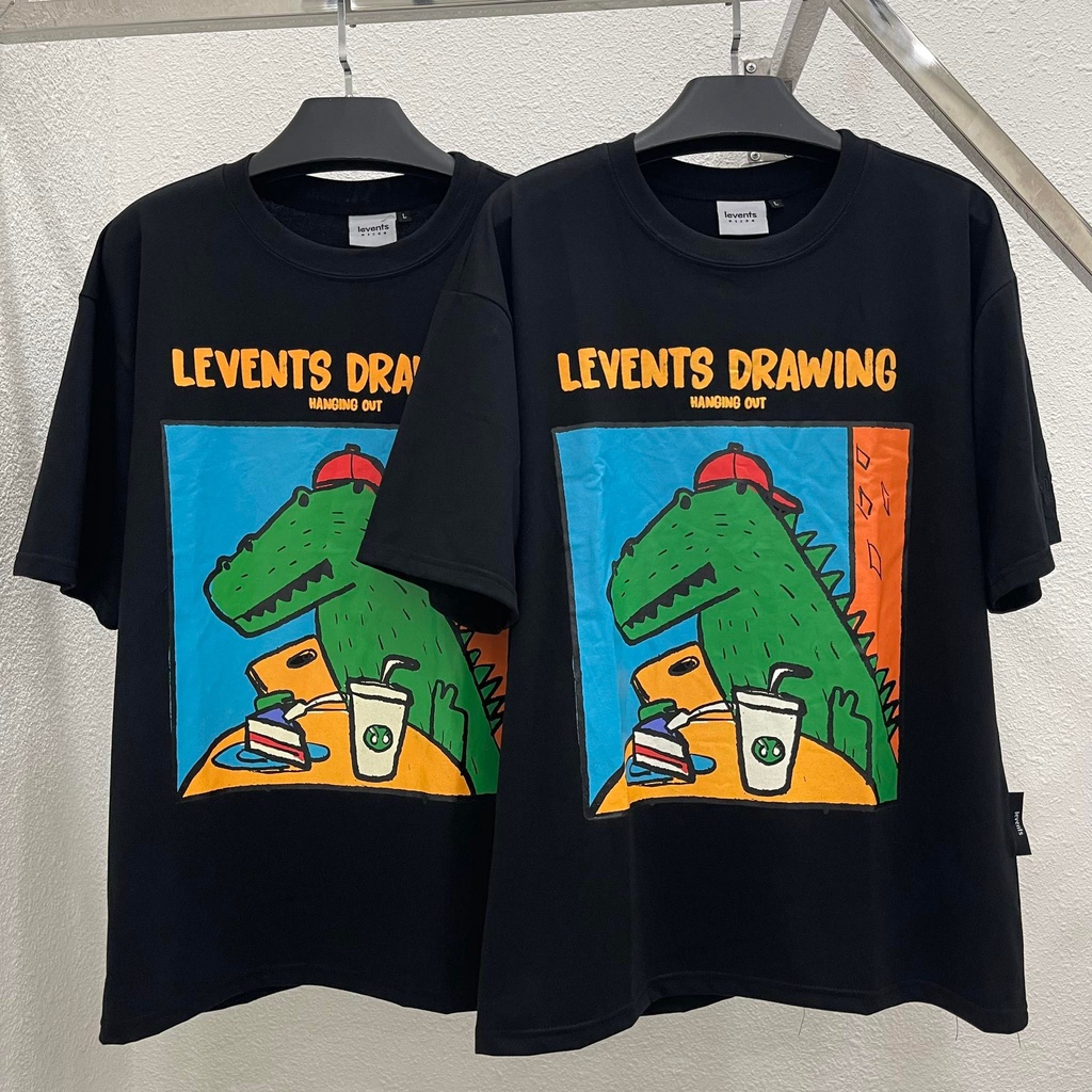 Áo thun unisex Lì Ven Drawing Nam nữ áo thun unisex cao cấp KunS2