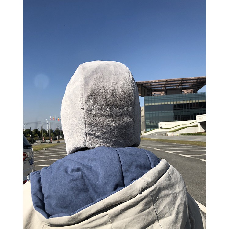 Mũ Lông Trùm Đầu Giữ Ấm Mùa Đông Phong Cách Hàn Quốc Dễ Thương Dành Cho Nữ