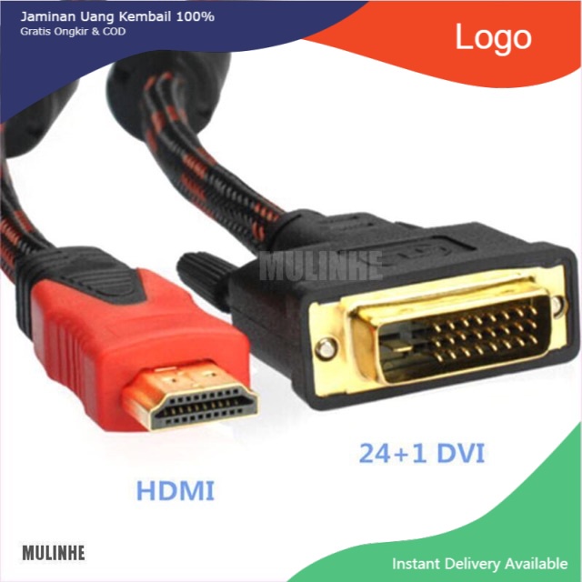 Cáp chuyển đổi Dvi sang Hdmi 24+1 dài 1.5m