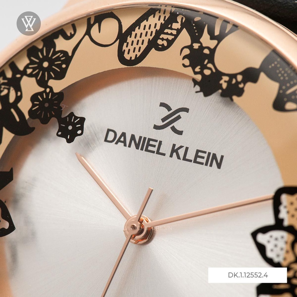 Đồng Hồ Quartz Nữ Daniel Klein WATCHSTORE DK.1.12552.4 Mặt Kính Khoáng 35mm, Dây Da Và Vỏ Thép