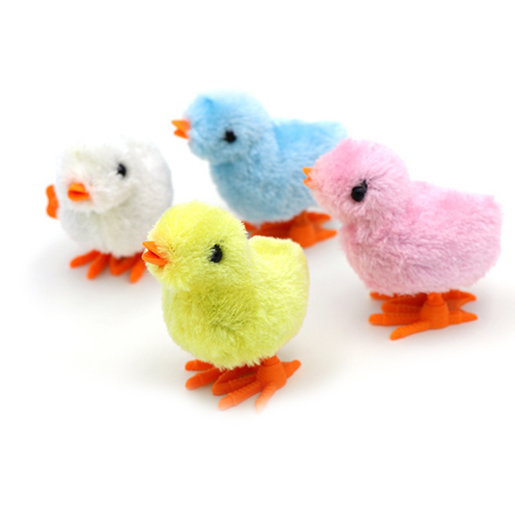 |Superbaby| Đồ Chơi Gà Nhồi Bông Lên Dây Cót Hoạt Hình Dễ Thương Cho Bé