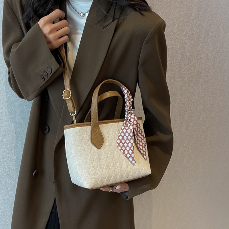 Túi Xách Màu Sắc Đơn Giản Phong Cách Phương Tây Cho Nữ