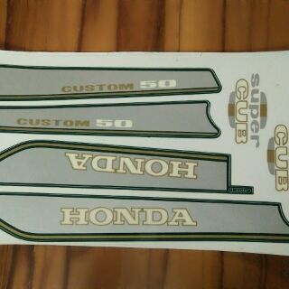 Bộ tem honda custom 50 đời 92