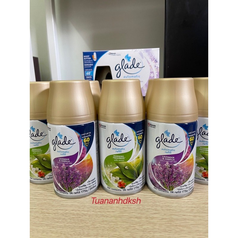 [ LÕI ] - Chai Xịt Phòng Thay Thế Vào Máy Xịt Phòng Tự Động Glade - 269ml/175g - Hàng chính hãng DKSH Việt Nam.