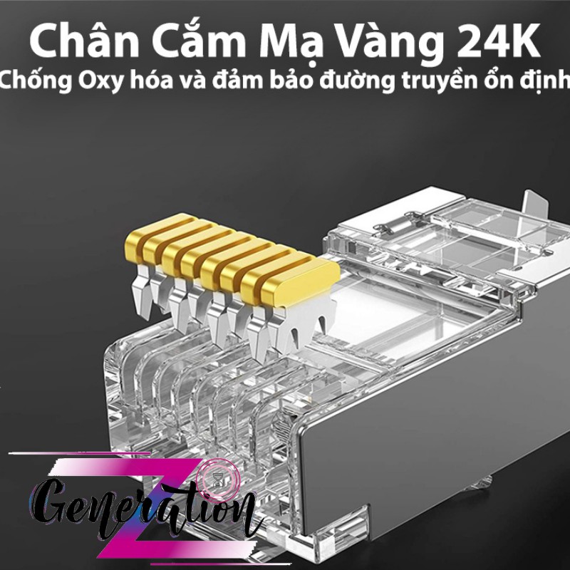 Đầu Bấm Mạng Cat7 Chống Nhiễu Ugreen 70316 - Hộp 10PSC