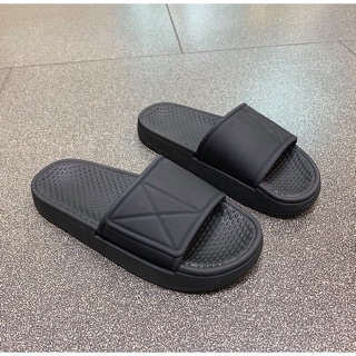 (CÓ SẴN - Đen Trắng size 36-45) Dép đúc cao su ulzzang basic nam nữ