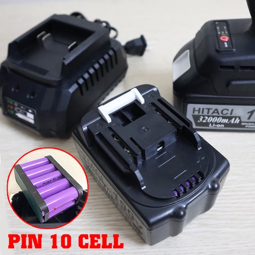 Pin máy khoan makita dw htc pin 10 cell 199V, 118V pin bulong pin siết vít Mua 4 Pin Tặng 1 Hộp Nhựa Đựng