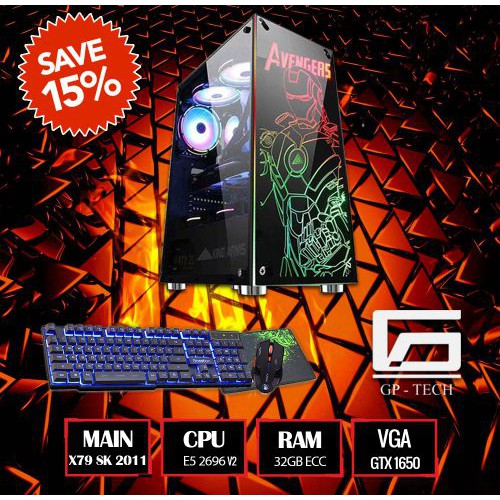 MÁY GP-TECH E5 2696 V2 - Cấu Hình Mạnh Mẽ Để Chơi Game, Render, Đồ Họa