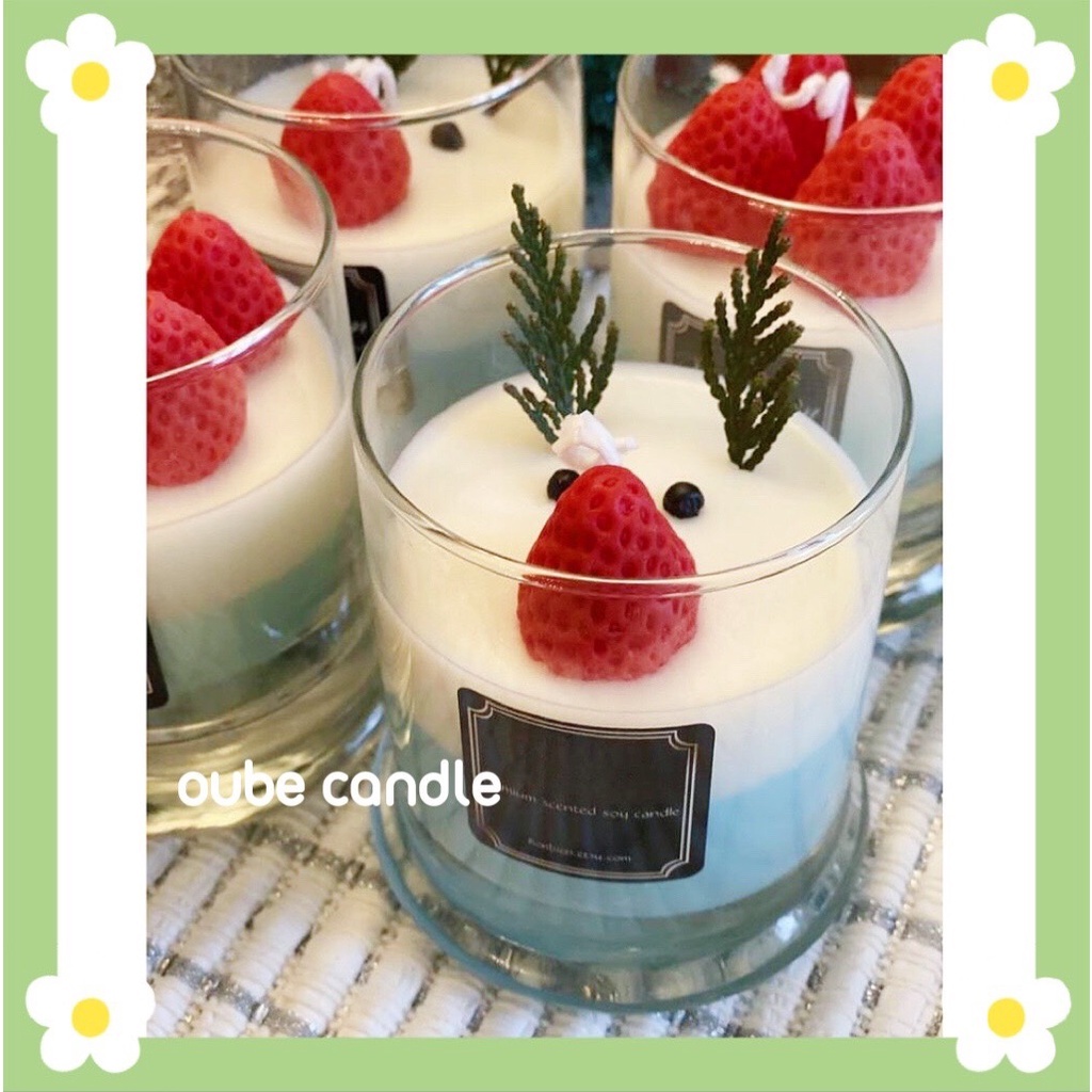 Nến Thơm Handmade Tinh Dầu Thư Giãn Cao Cấp Trang Trí Phòng Ngủ Làm Quà Tặng Oube Candle 4oz NT49