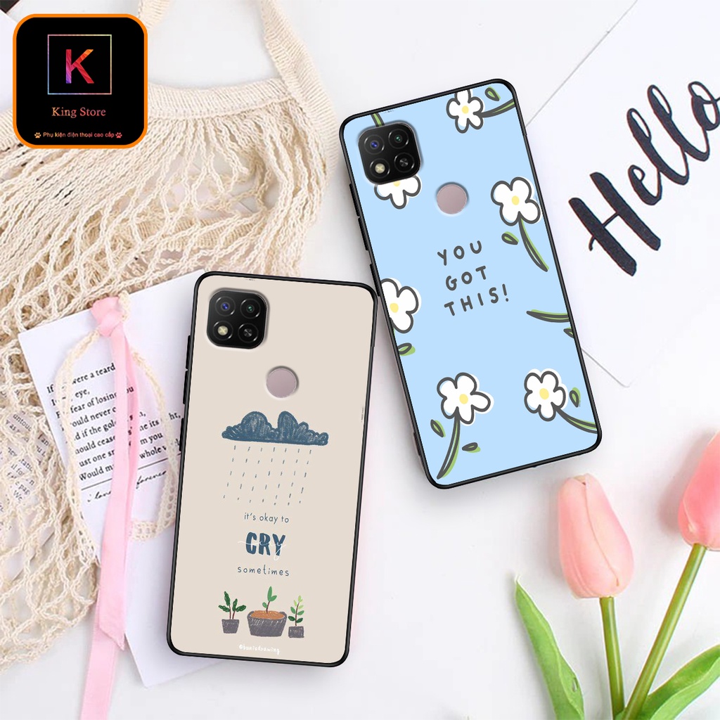 Ốp lưng Xiaomi Redmi 9 - Redmi 9A - Redmi 9C - Redmi 9T - Ốp in hình BlueSky - lưng nhám viền TPU cao cấp