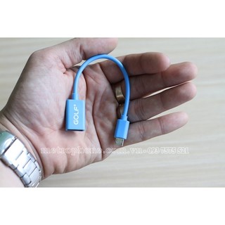 [Mã ELHA9 giảm 15% đơn 50K] Cáp USB OTG Chính Hãng GOLF Đầu Micro USB
