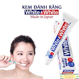 Kem Đánh Răng White And White Lion 150g Của Nhật