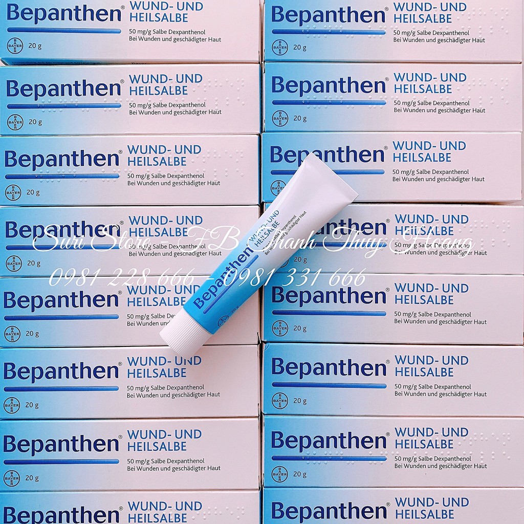 Kem hăm Bepanthen nội địa Đức tuýp 20g