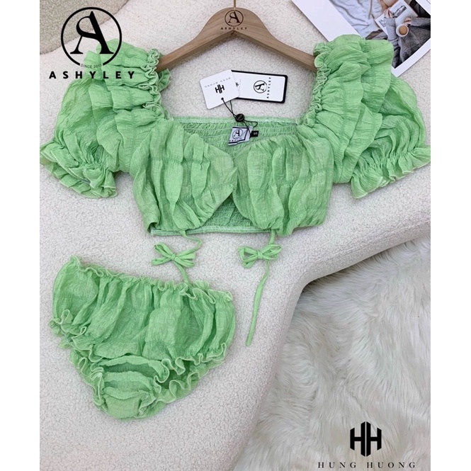Set bikini xốp 3 món xinh dã man