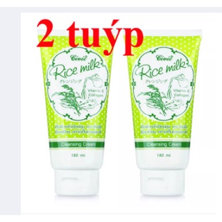 [Siêu Hot] Combo 2 Tuýp Sữa Rửa Mặt Gạo Rice Milk Civic Thái Lan 180ml