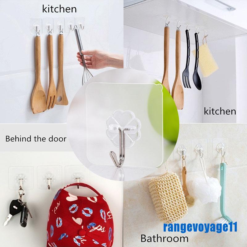 Bộ 10 Miếng Dán Tường Trong Suốt Chống Thấm Nước