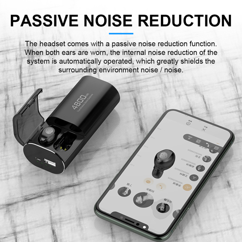 Tai Nghe Bluetooth 5.0 F9 S 11 Không Dây S11 Sạc 4800 Mah Nghe Nhạc 4 - 6 Giờ Liên Tục Cho Điện Thoại