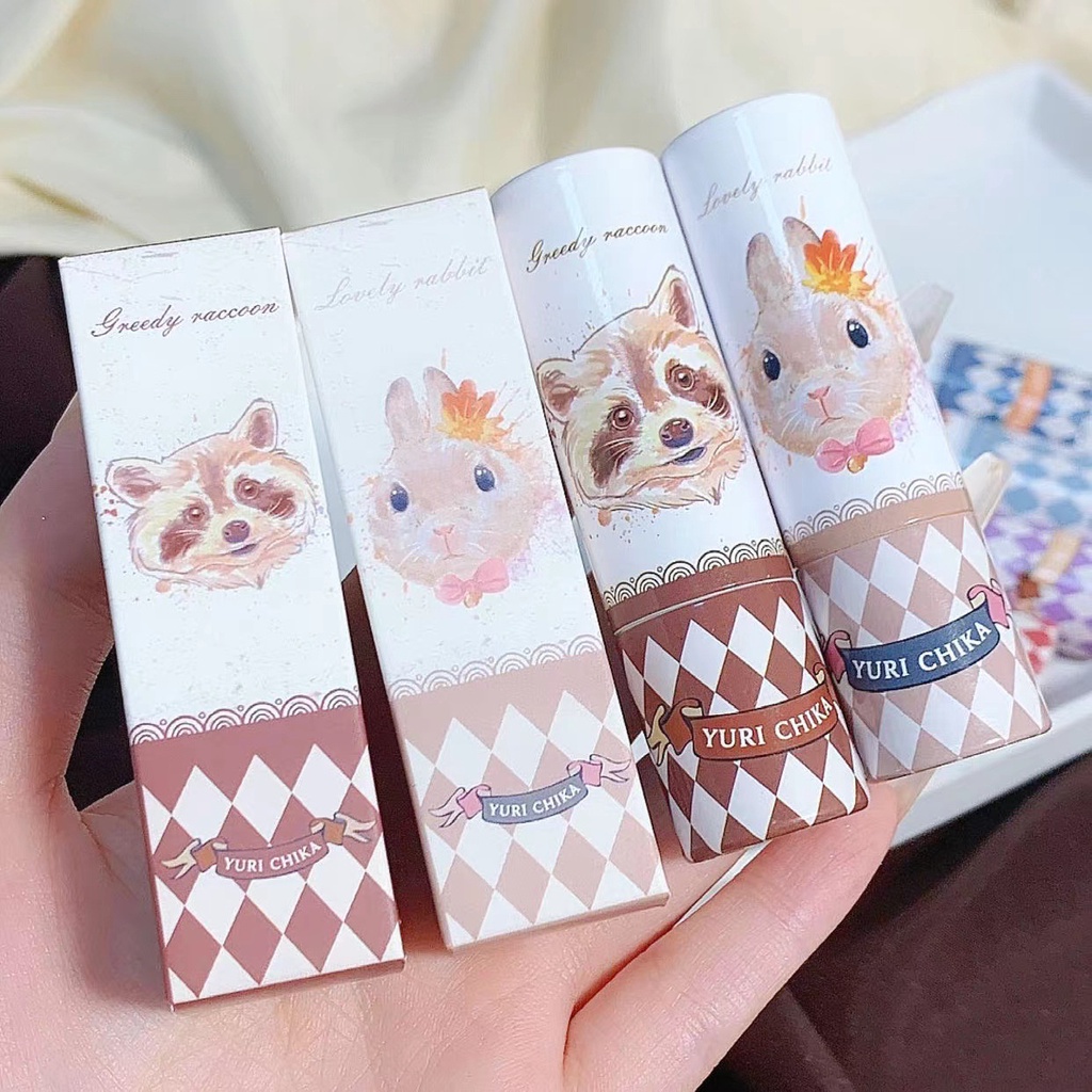 Son Môi MAGIC CASA Chất Nhung Lì Lâu Trôi Không Dính Thành Cốc Thiết Kế Vỏ Hình Ống Giấy Dễ Thương