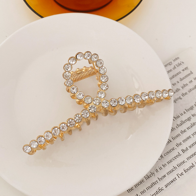 Kẹp Tóc càng cua Kim Loại Hàn Quốc kiểu Dáng Thanh Lịch Dành Cho Nữ