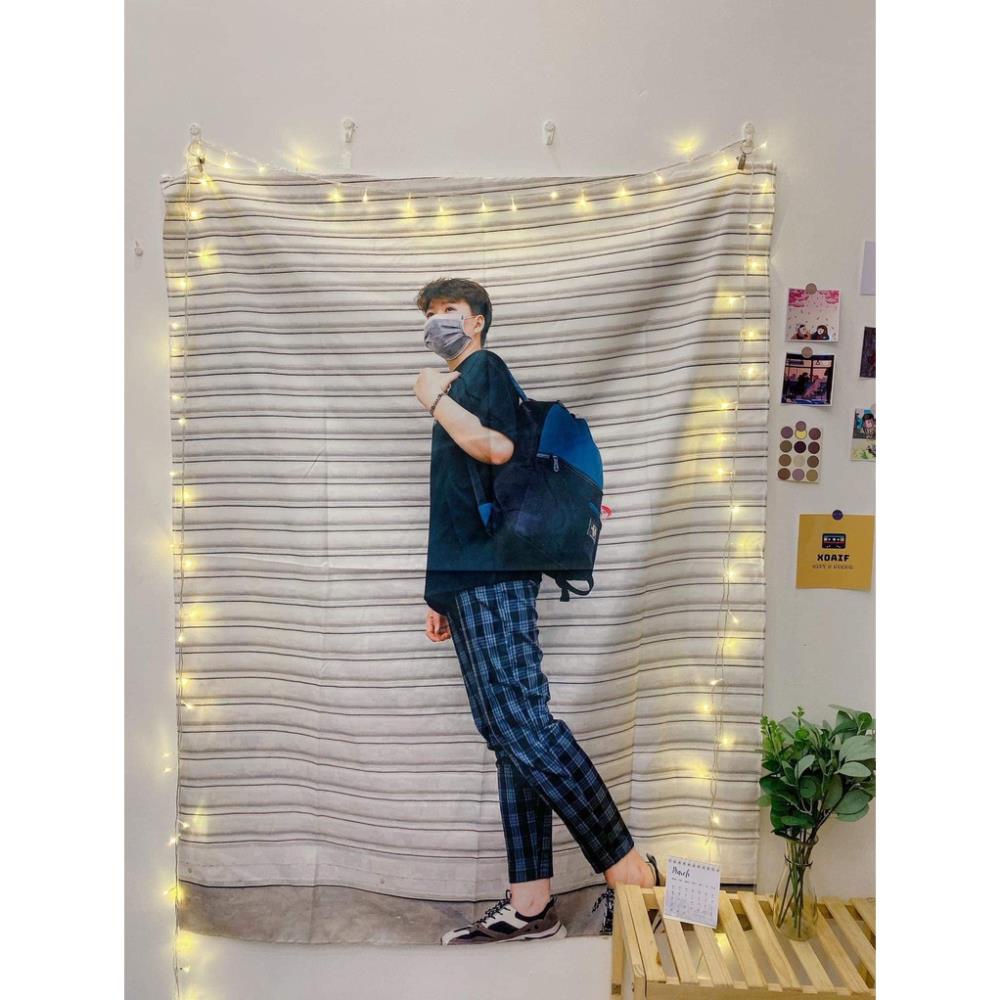 Tranh vải treo tường Decor phòng ngủ trang trí phòng khách IN THEO YÊU CẦU