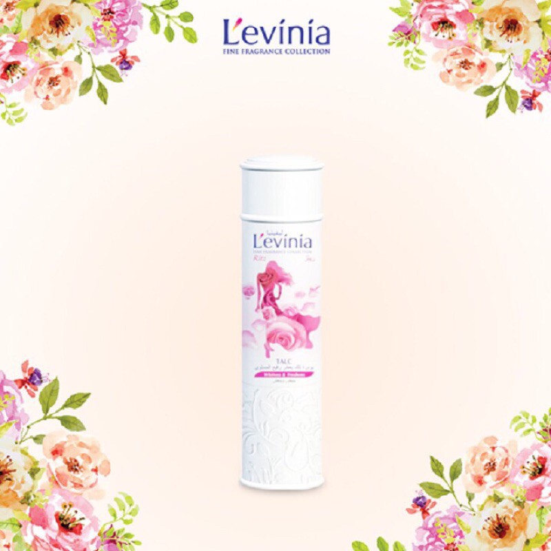 Phấn thơm trắng da Levinia 125g